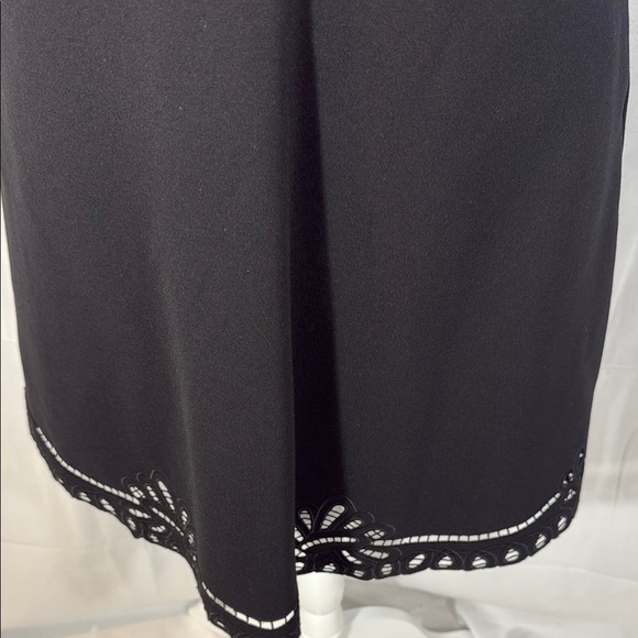 Ted Baker Black Eyelet Lace Halter A-Line Dress Exposed Zip NWOT Sz US 6 (Ted 2) - Picture 5 of 12